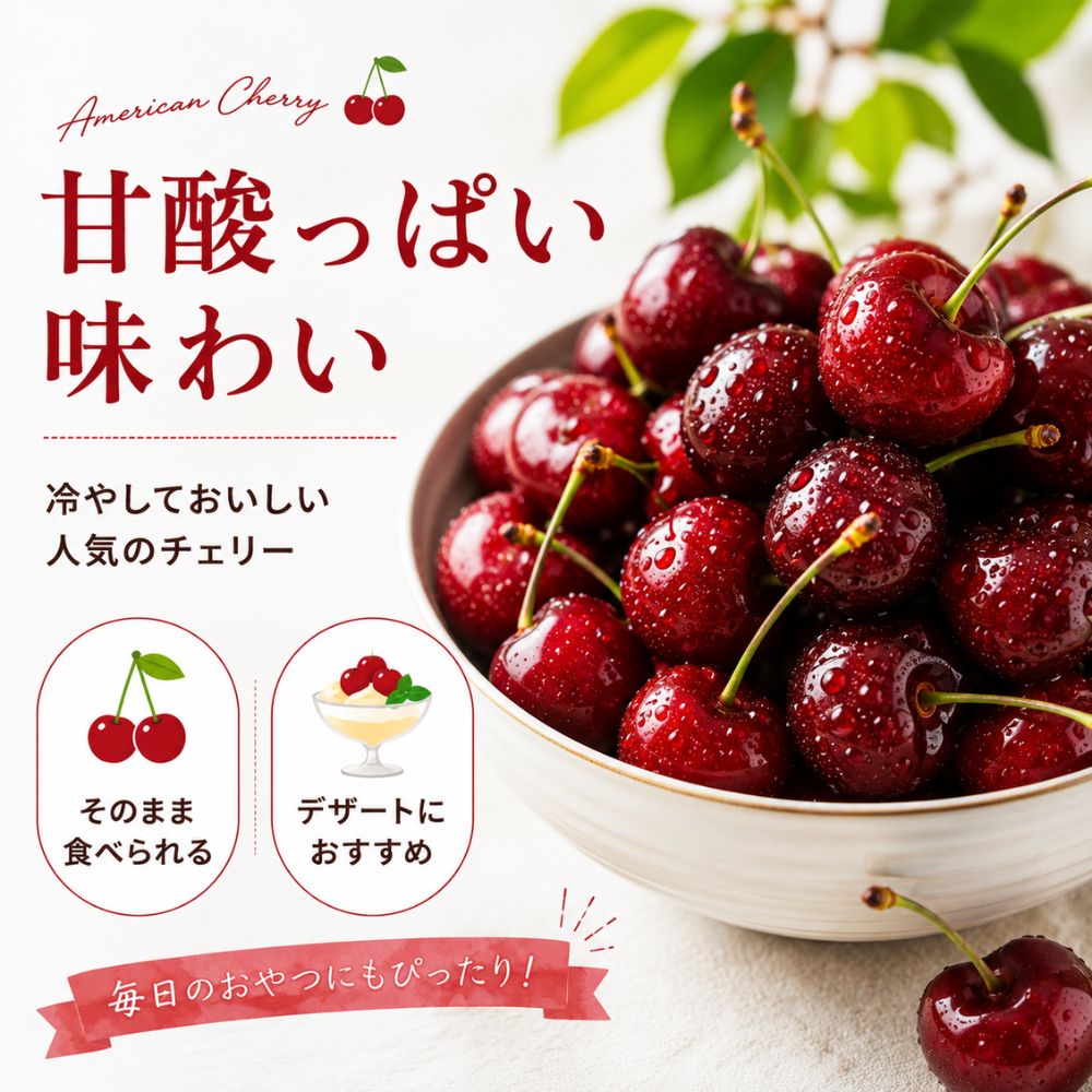 アメリカンチェリー【期間限定価格】